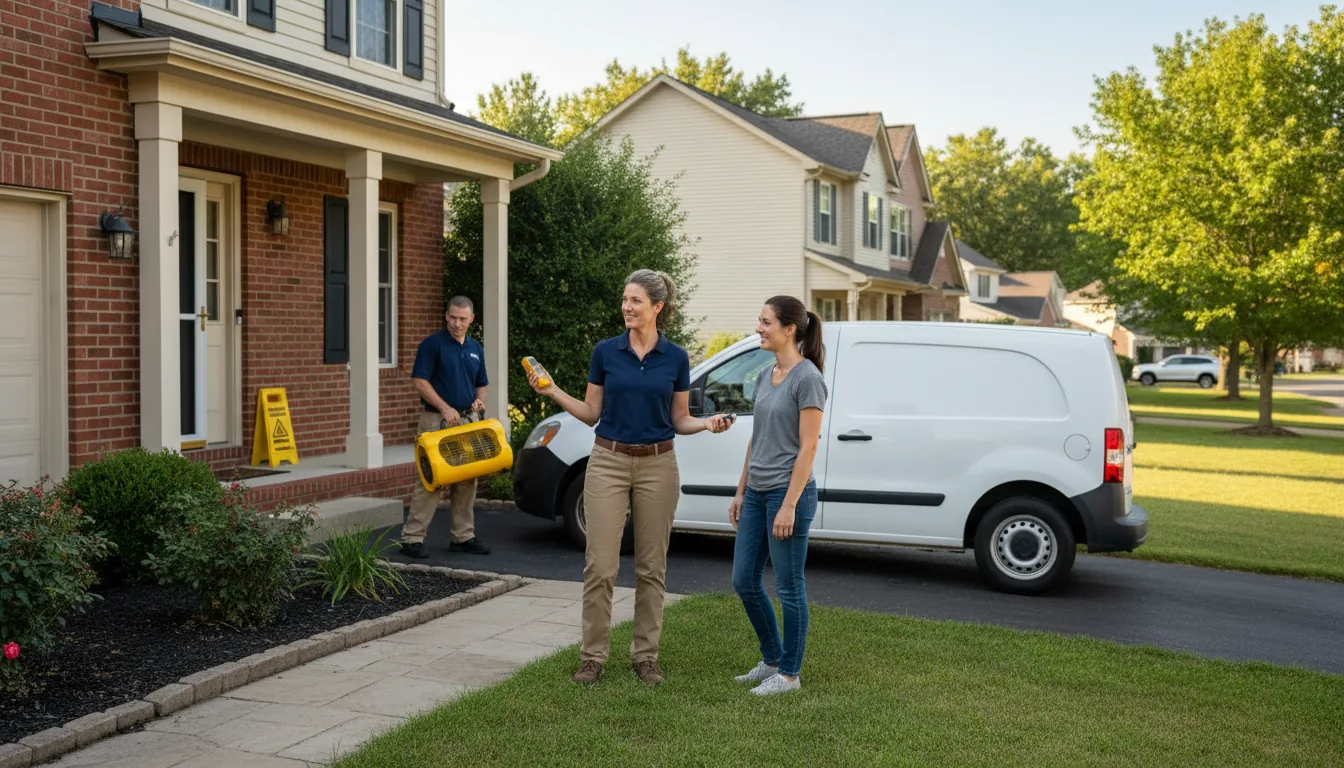 Water restoration image for Water Damage & Restoration Services in Balko, OK